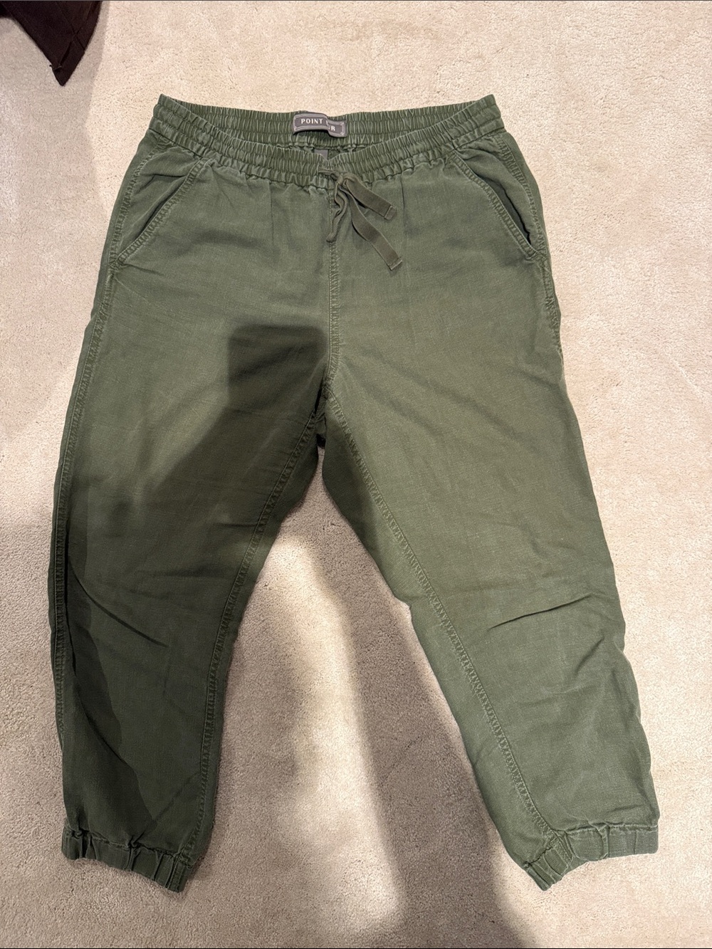J. Crew Point Sur Olive Joggers